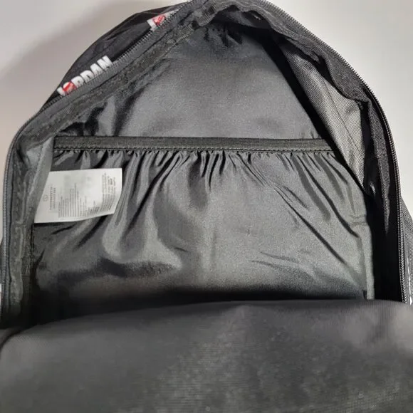 Nike Air Jordan Jumpman Backpack Logo Black Size L 9A0505-023 13" Laptop Pouch